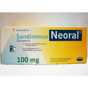 SANDIMMUN NEORAL ®  100 mg 50 Soft Gelatin Capsules